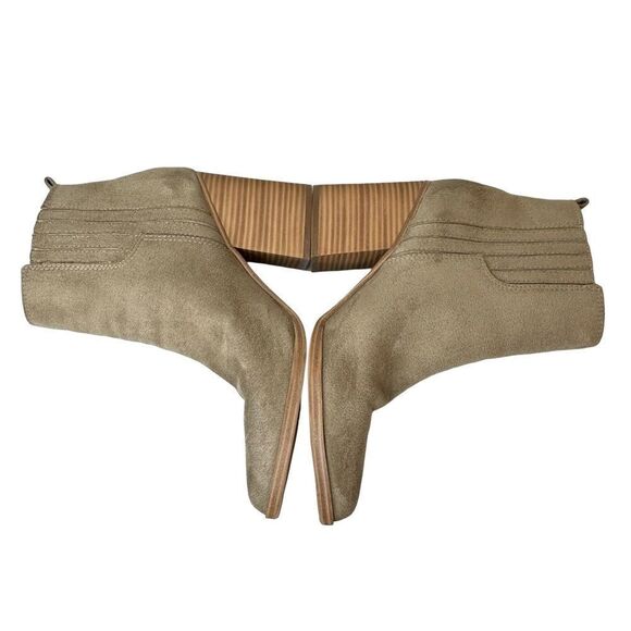 Nine West Orleeh Women's Block Heel Ankle Boots Tan Taupe Size 8.5 - Picture 8 of 15